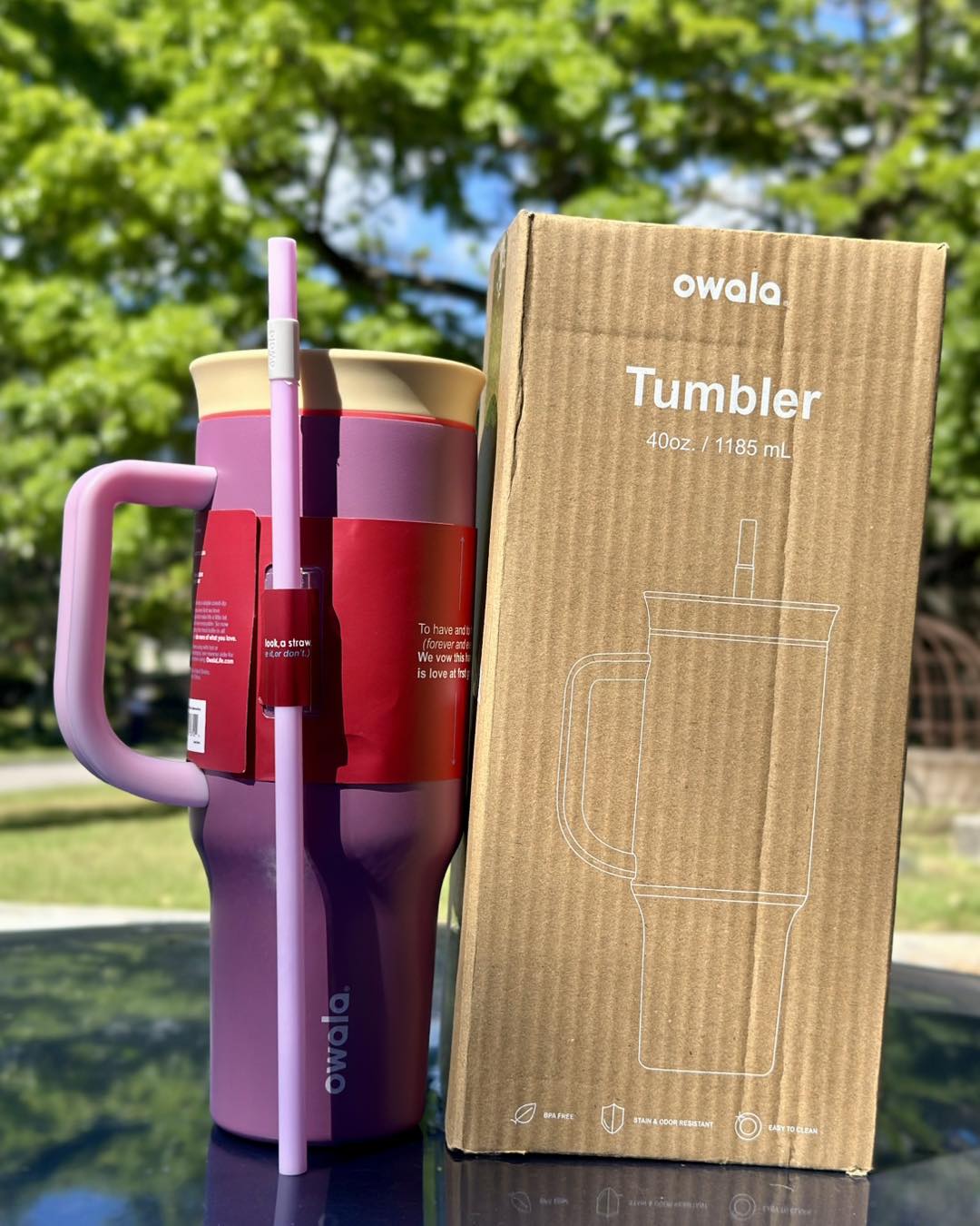 OWALA-40oz Tumbler (Morado)
