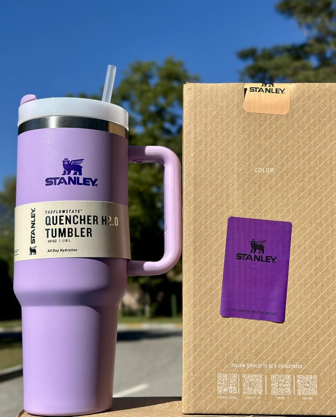 STANLEY-40oz Quencher H2.0 Tumbler (Morado)